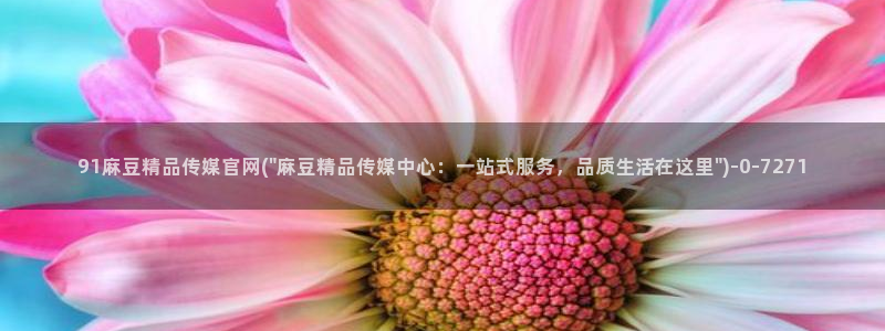 麻豆视频 专区最新：91麻豆精品传媒官网(\